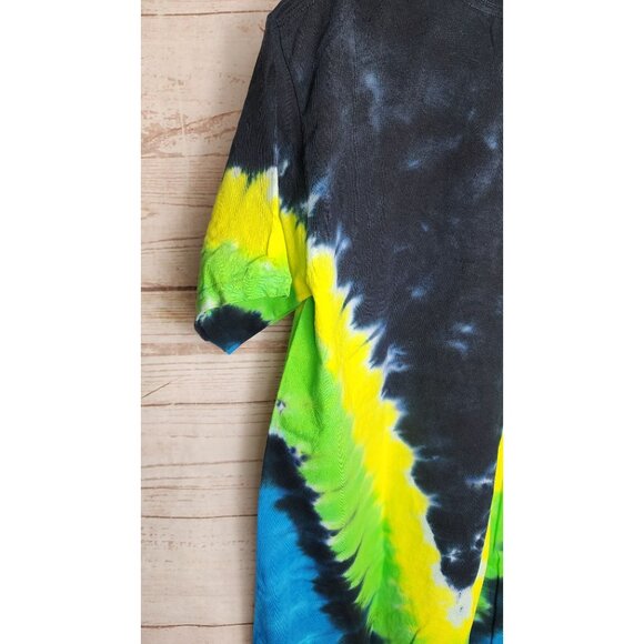 Gildan Ultra Cotton Medium Crew Neck Grateful Dead Skeleton Graphics Tie Dye Sho - Picture 12 of 16